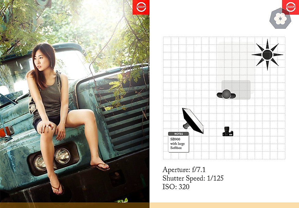 Choosing a backdrop for studio portraits at Aurel